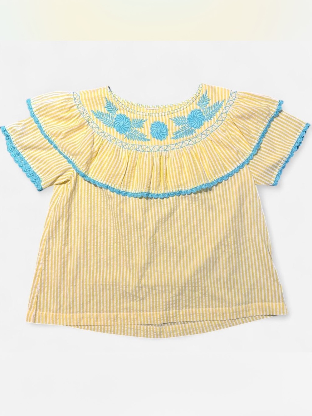 Ivy Jane New Yellow Boho Chic Blouse Top Small